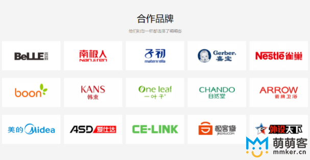 看客服公司的合作品牌