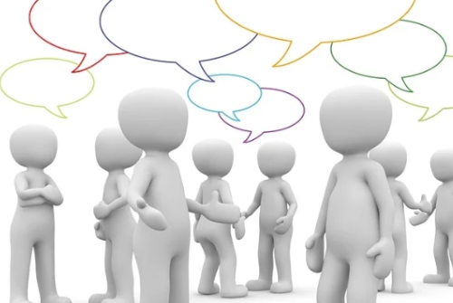 客服與客戶交談